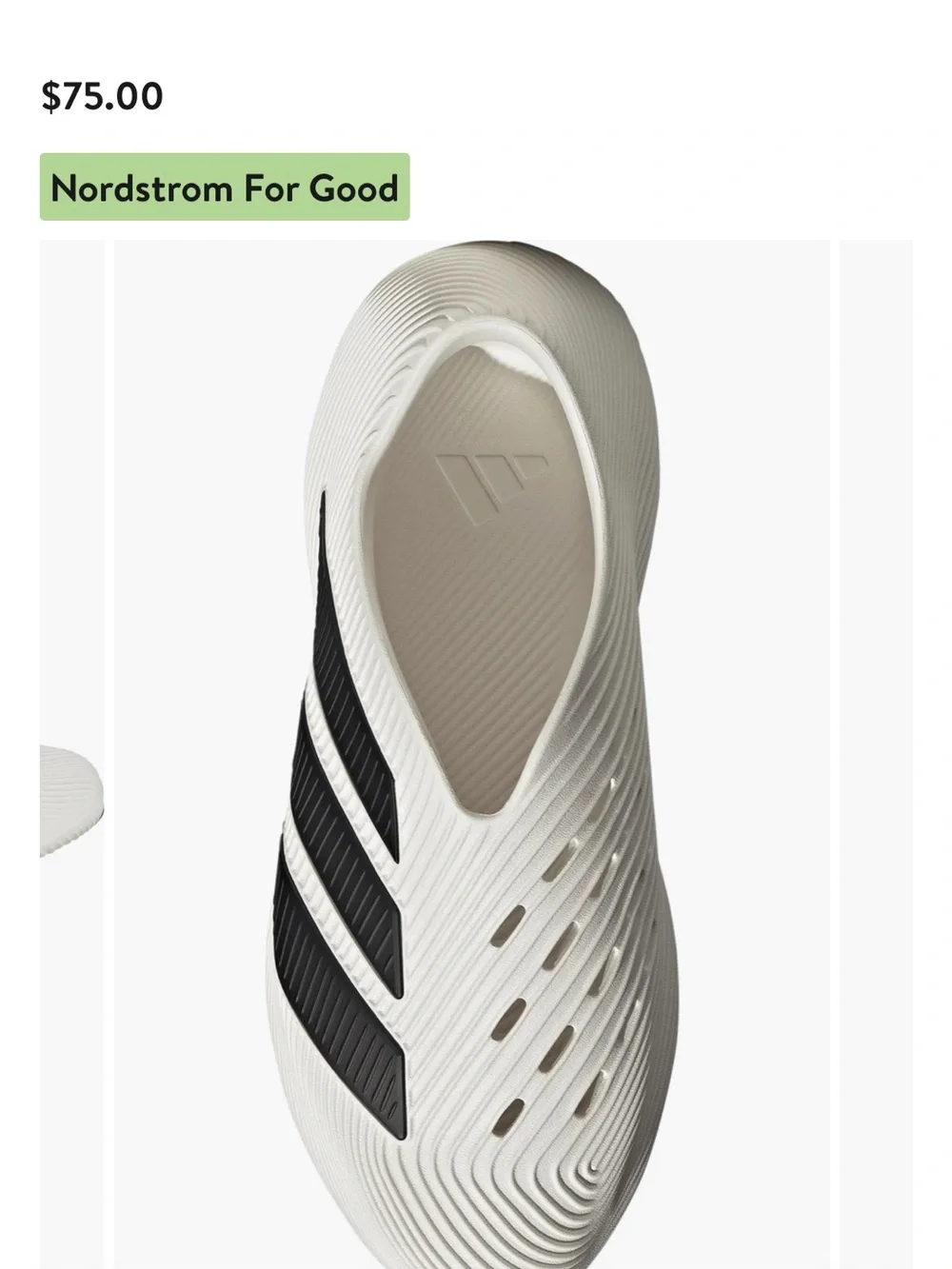 Men's New Adidas PURECHILL Classic White with Black Accents